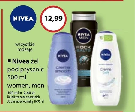 NIVEA Creme Smooth Żel pod prysznic 500 ml