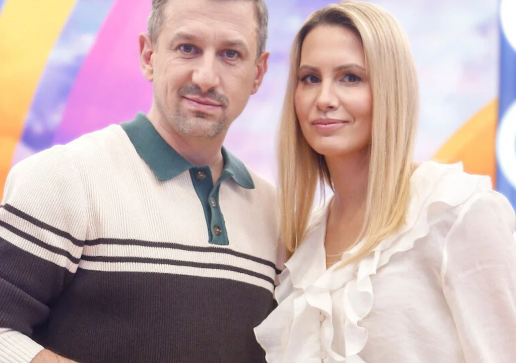 Maciej Rock i Agnieszka Hyży w "halo tu polsat"