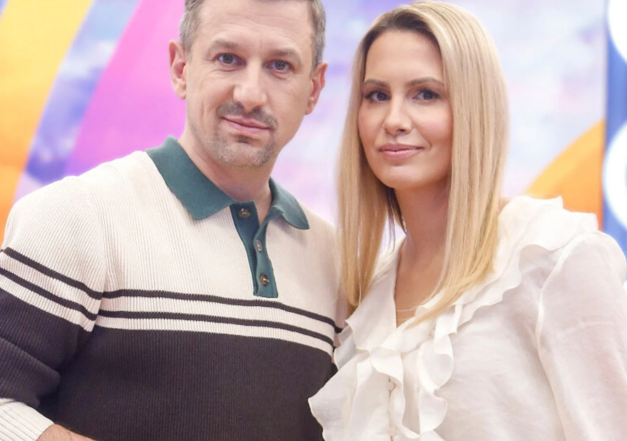 Maciej Rock i Agnieszka Hyży w "halo tu polsat" Maciej Rock i Agnieszka Hyży w "halo tu polsat"