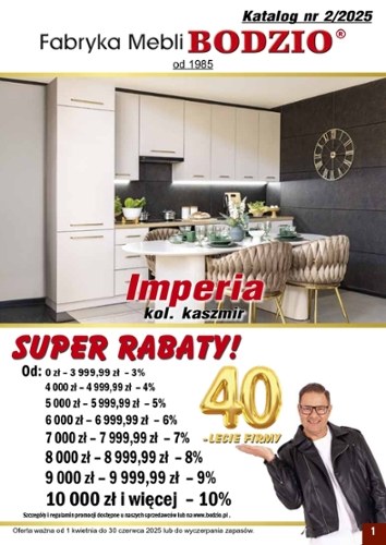 Gazetka promocyjna Bodzio, ważna od 01.04.2025 do 30.06.2025.