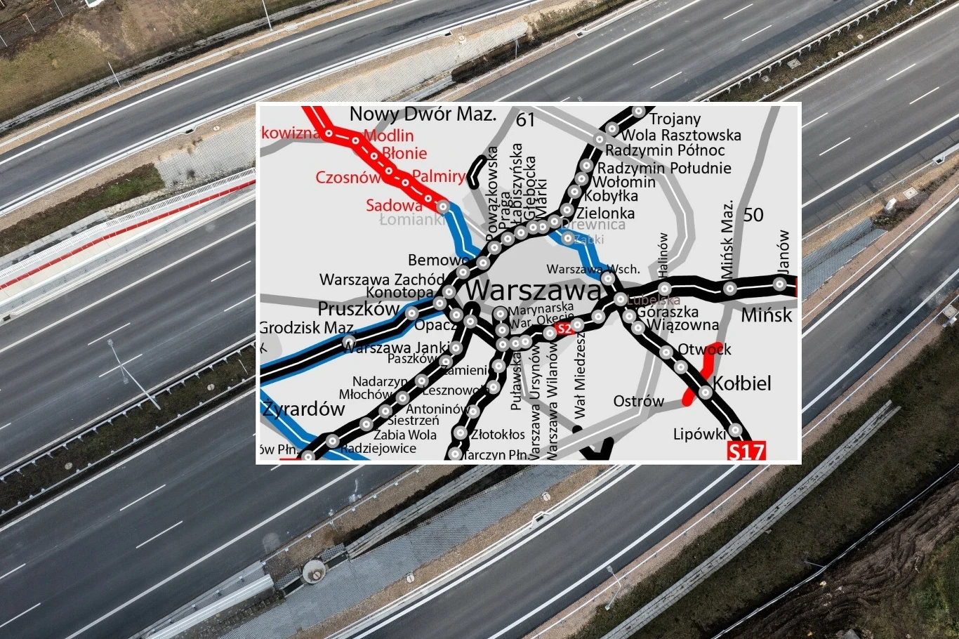 Realizacja Wschodniej Obwodnicy Warszawy nabiera tempa. Realizacja Wschodniej Obwodnicy Warszawy nabiera tempa.