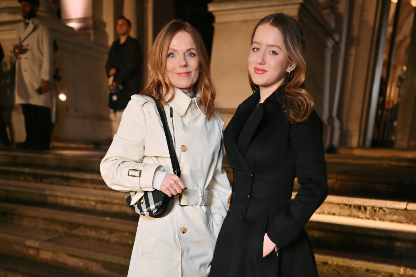 Geri Halliwell ze swoją 18-letnią córką na tegorocznym londyńskim Fashion Weeku 