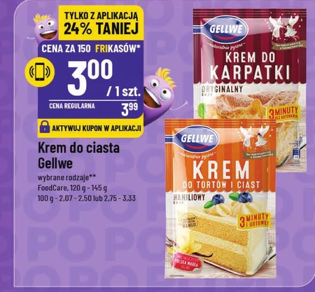 Krem do ciast Gellwe