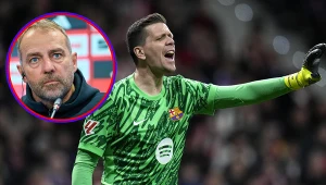 Hansi Flick i Wojciech Szczęsny