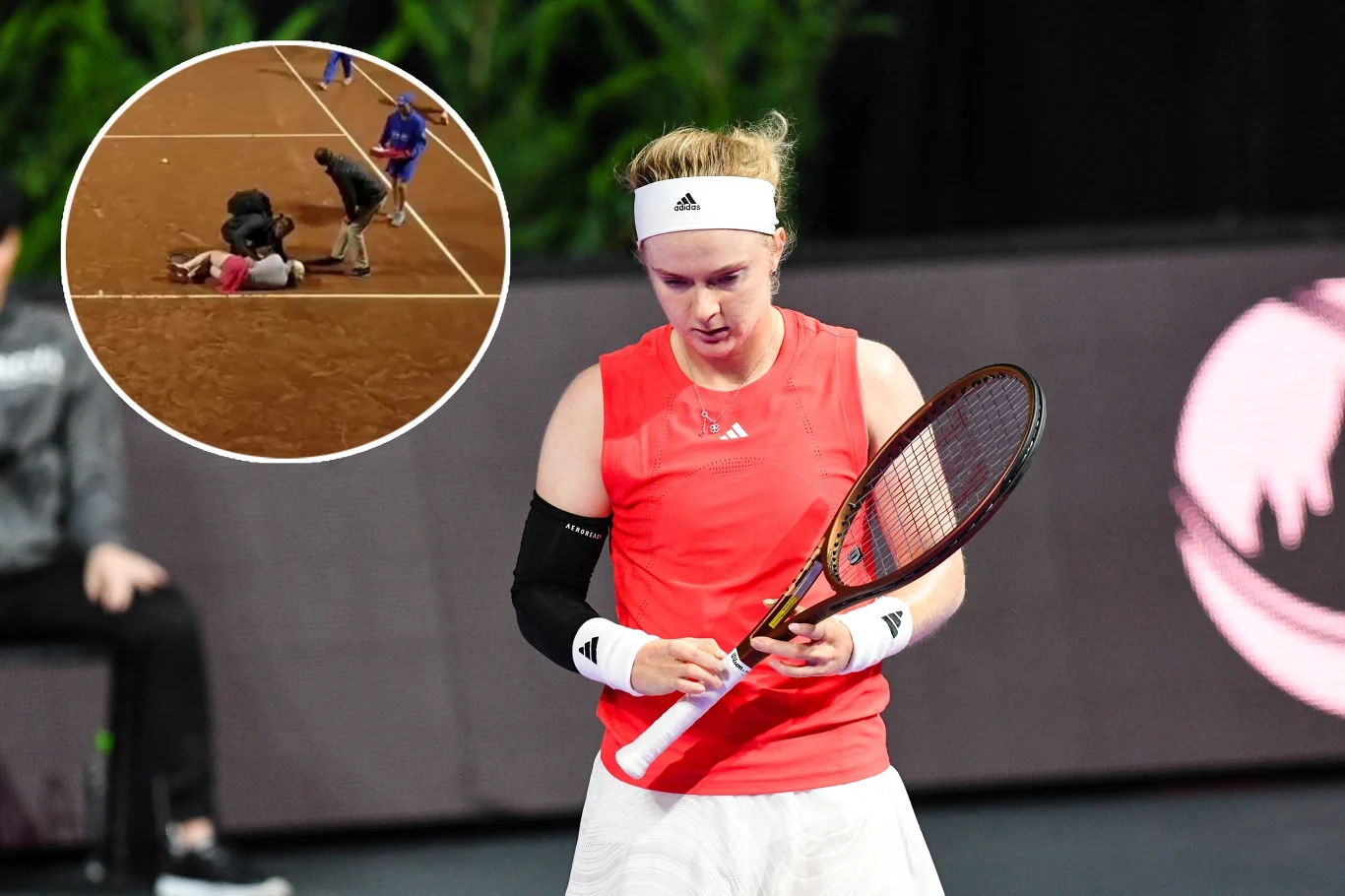 Francesca Jones zasłabła podczas 1/16 finału WTA 250 Copa Colsanitas Francesca Jones zasłabła podczas 1/16 finału WTA 250 Copa Colsanitas