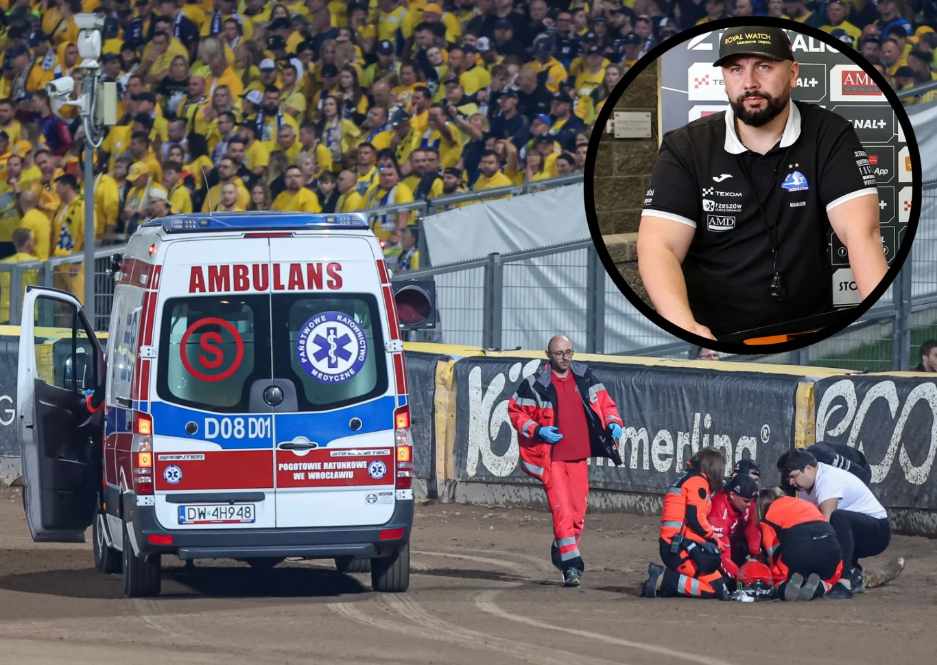 Tai Woffinden miał ostatnio wiele upadków, ale ten z Krosna jest najpoważniejszy