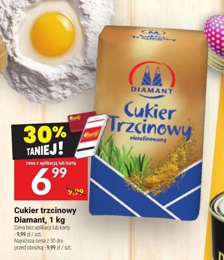 Diamant Cukier trzcinowy nierafinowany 1 kg