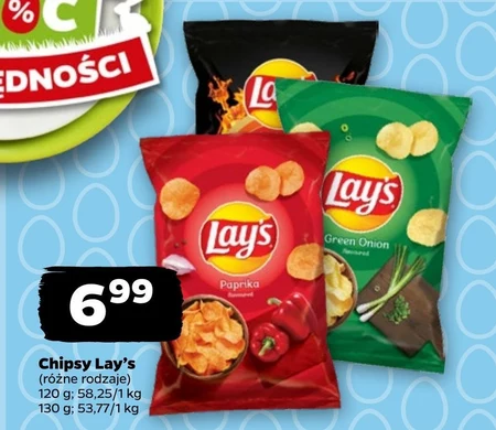 Lay's Chipsy ziemniaczane o smaku papryki 130 g