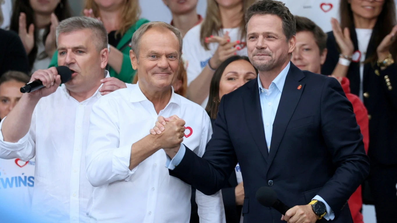 Donald Tusk i Rafał Trzaskowski Donald Tusk i Rafał Trzaskowski