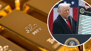 Ceny złota biją rekordy po ogłoszeniu przez prezydenta USA ceł na towary z całego świata
