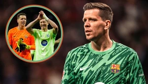 Wojciech Szczęsny i Robert Lewandowski w FC Barcelona