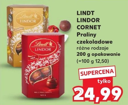 Lindt Lindor Praliny z czekolady mlecznej 200 g
