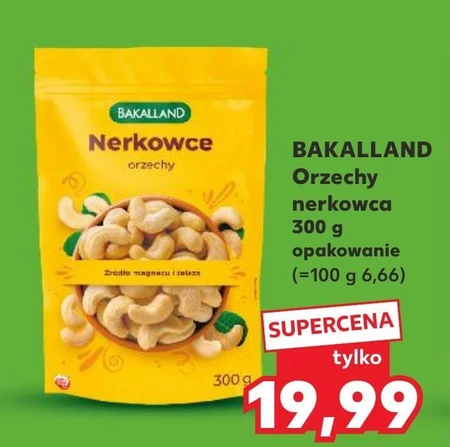 Bakalland Orzechy nerkowca 300 g