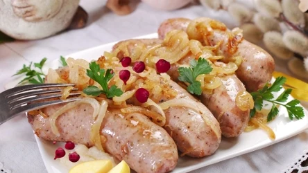 Biała kiełbasa idealna na święta