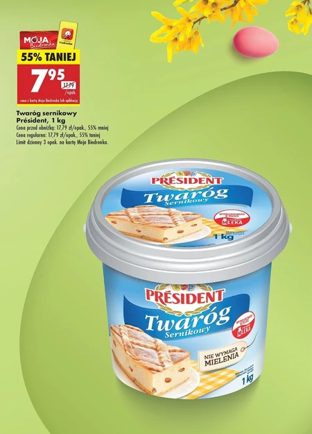 Président Twaróg sernikowy 1 kg