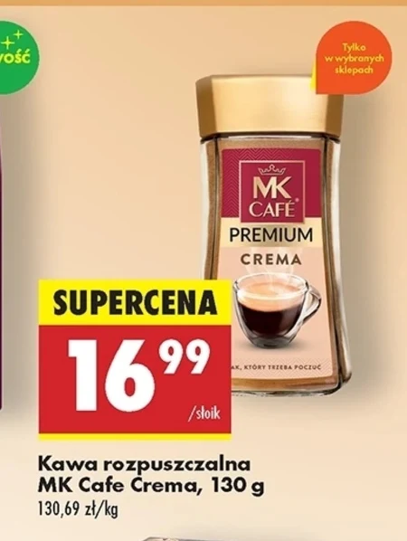 MK Café Premium Crema Kawa rozpuszczalna 130 g