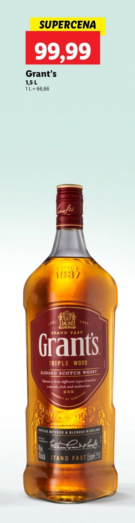 Grant's Family Reserve Szkocka whisky 1,5 l