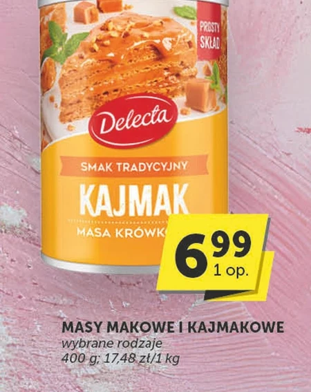 Delecta Kajmak masa krówkowa smak tradycyjny 400 g