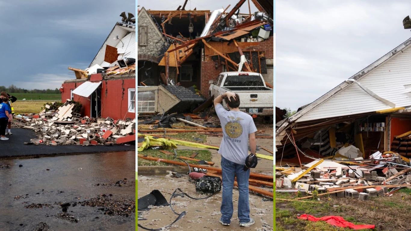 Niszczycielskie burze w USA Niszczycielskie burze w USA