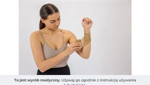 Bandaż kohezyjny Gold Tape w użyciu 