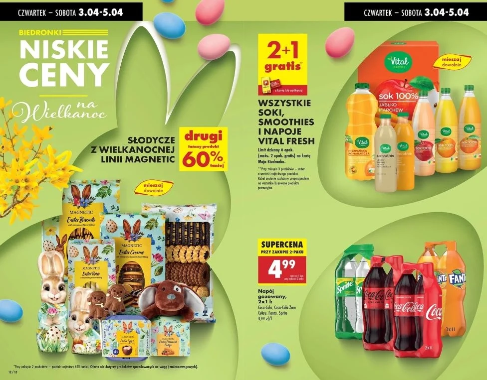 Biedronka oferuje promocje na Wielkanoc! Biedronka oferuje promocje na Wielkanoc!