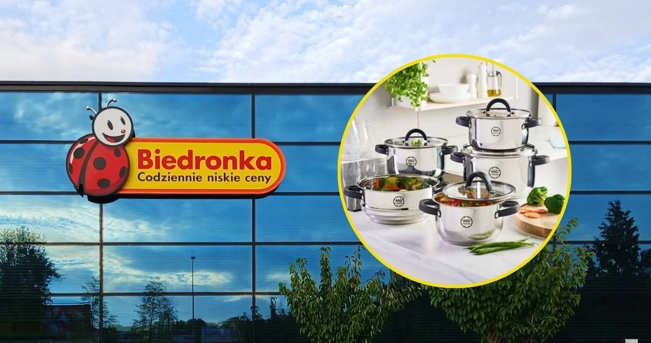 To nie żart! Biedronka przeceniła 9-elementowy zestaw garnków MG Home od Magdy Gessler o 160 zł! To nie żart! Biedronka przeceniła 9-elementowy zestaw garnków MG Home od Magdy Gessler o 160 zł!