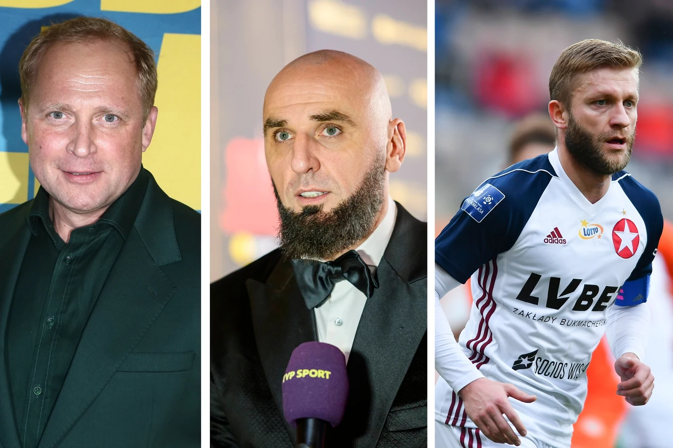 Piotr Adamczyk, Marcin Gortat, Jakub Błaszczykowski Piotr Adamczyk, Marcin Gortat, Jakub Błaszczykowski