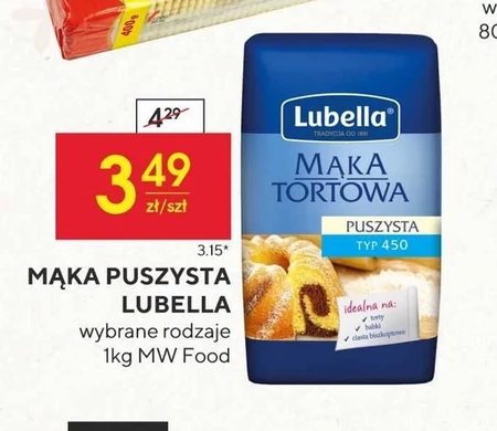 Lubella Mąka puszysta tortowa typ 450 1 kg