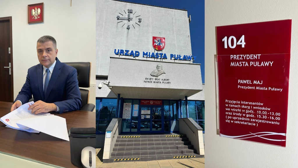 Prezydent miasta Puławy Paweł Maj