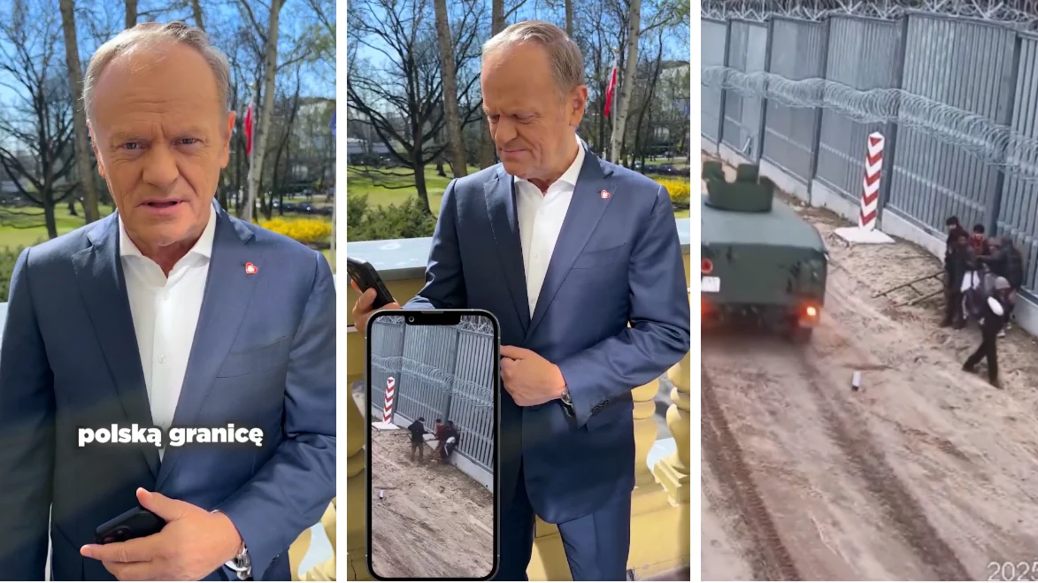 Granica polsko-białoruska. Donald Tusk: Polska granica jest szczelna