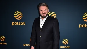 Michał Milowicz na prezentacji wiosennej ramówki telewizji Polsat