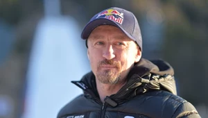 Prezes PZN Adam Małysz podczas konferencji prasowej przed zawodami Red Bull Skoki w Punkt w Zakopanem