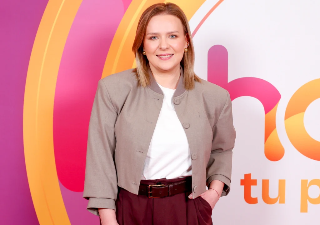 Aneta Zając w "halo tu polsat"