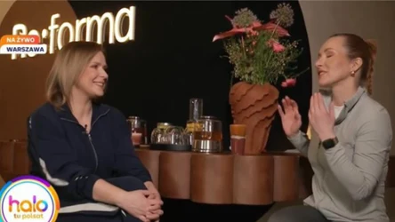 Aneta Zając w "halo tu polsat"