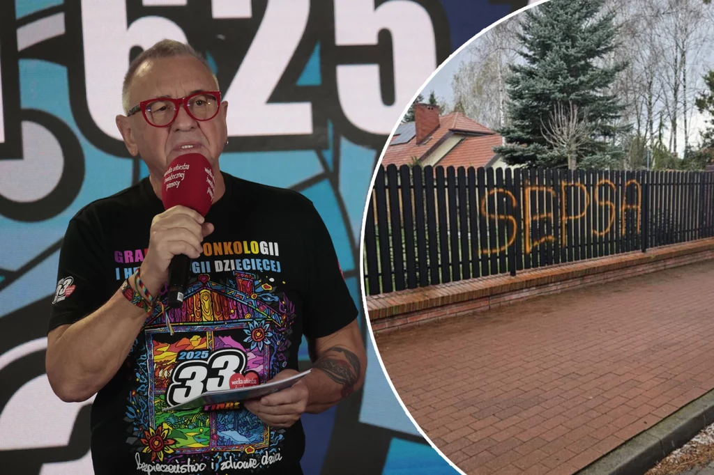 Szef WOŚP pokazał zdjęcia zniszczonego ogrodzenia Szef WOŚP pokazał zdjęcia zniszczonego ogrodzenia