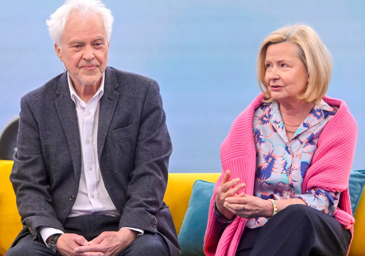 Barbara Bursztynowicz, Jacek Bursztynowicz w "halo tu polsat" Barbara Bursztynowicz, Jacek Bursztynowicz w "halo tu polsat"