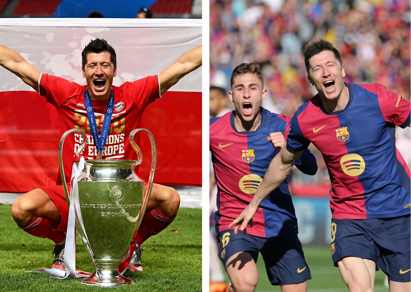 Robert Lewandowski już raz sięgnął po puchar Ligi Mistrzów grając w barwach Bayernu Monachium. Czy uda mu się powtórzyć podobną sztukę już jako zawodnik FC Barcelona?