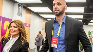 Marcin Gortat z żoną