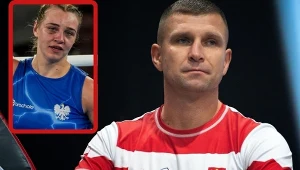 Trener Tomasz Dylak i Julia Szeremeta 