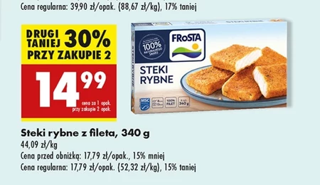 FRoSTA Steki rybne 340 g