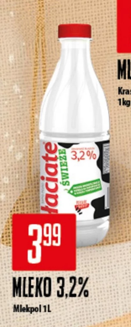 Łaciate Mleko świeże 3,2 % 1 l