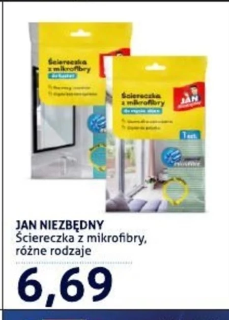 Jan Niezbędny Ściereczka z mikrofibry do luster
