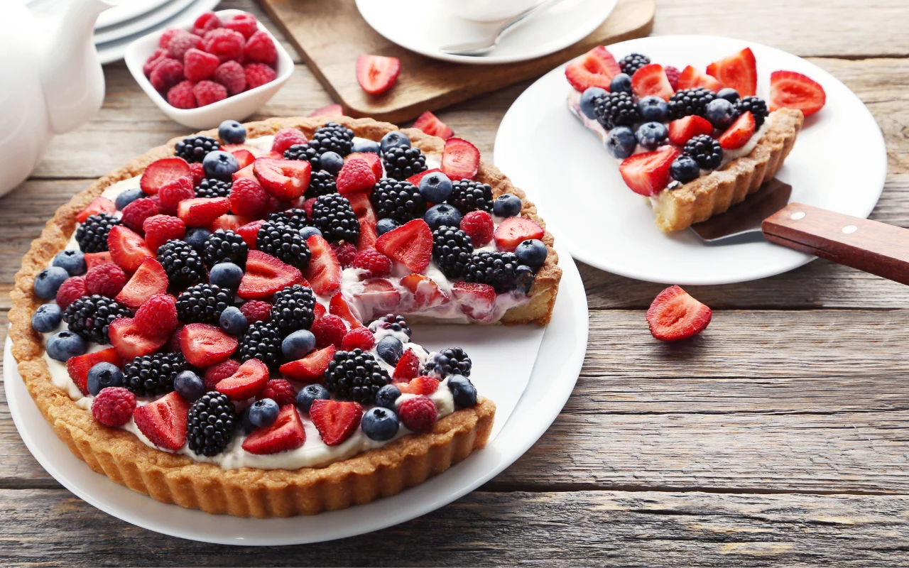 Pyszna tarta z owocami