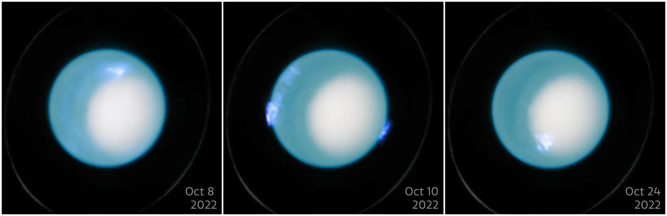 Obserwacje Urana prowadzone przez Kosmiczny Teleskop Hubble'a