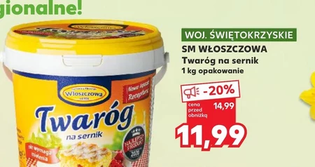 Włoszczowa Twaróg na sernik 1 kg