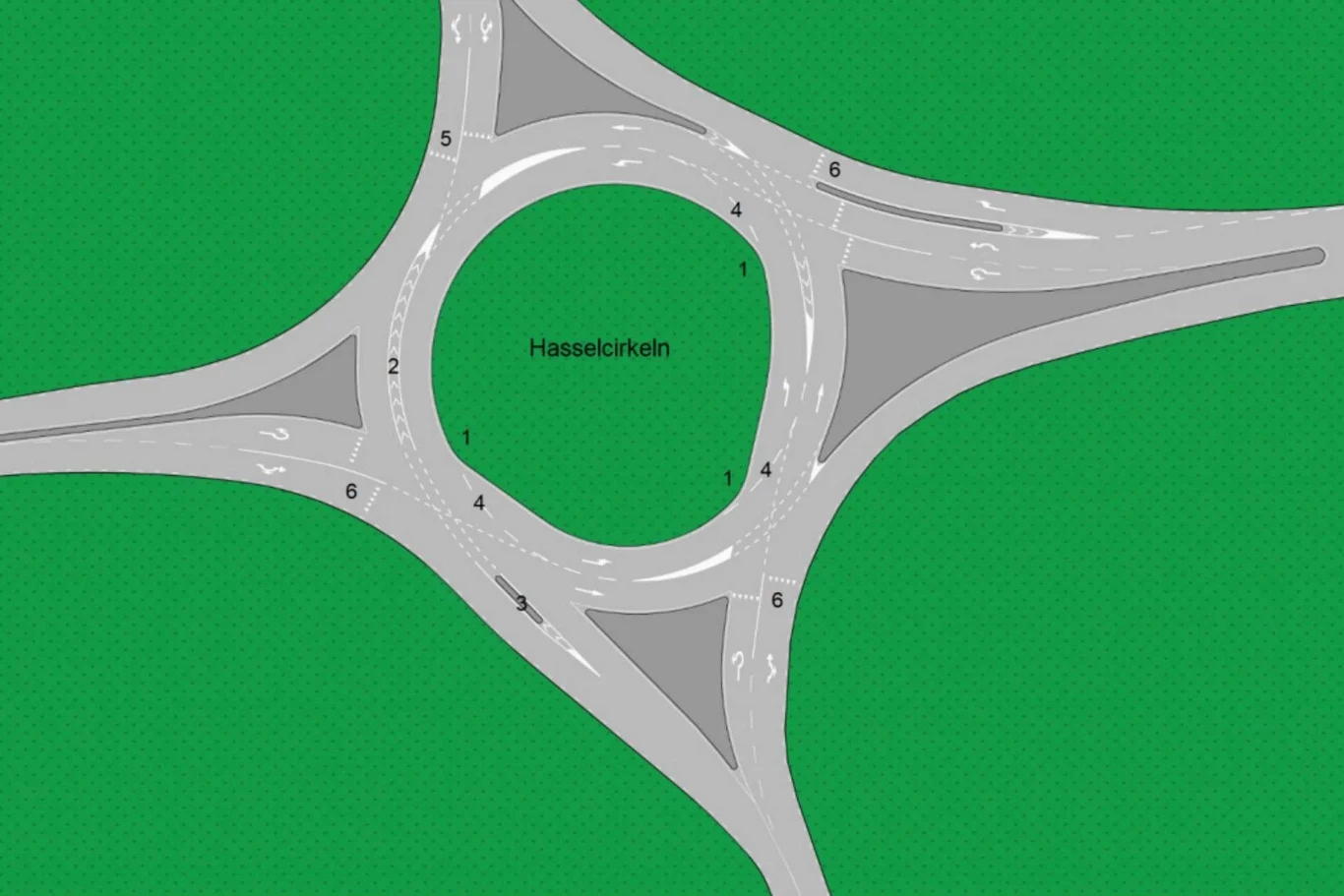 Rondo Hassela poprawia przepustowość i zmniejsza ryzyko kolizji o 72 proc.