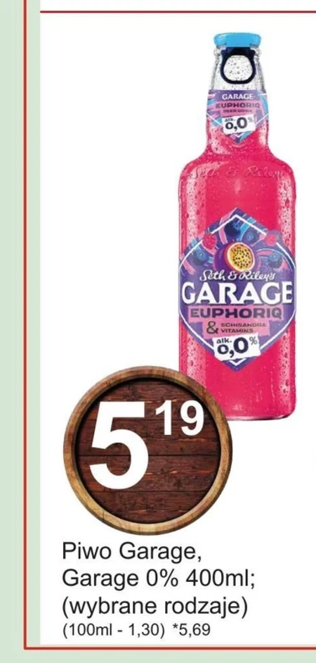 Seth & Riley's Garage Mix piwa i napoju o smaku truskawkowej margarity 400 ml