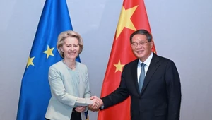 Przewodnicząca KE Ursula von der Leyen i premier Chin Li Qiang rozmawiali o amerykańskich cłach