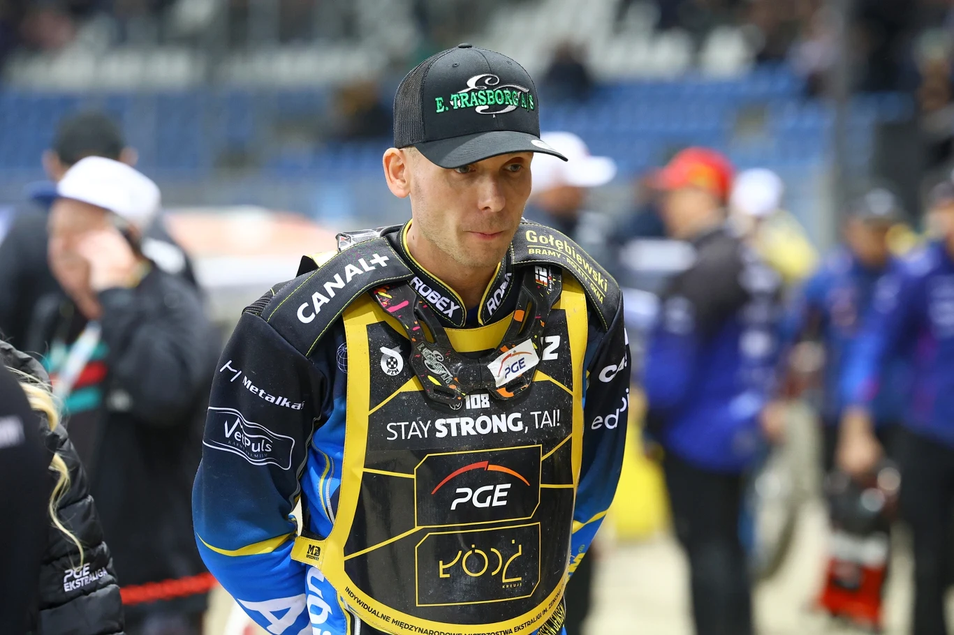 Michael Jepsen Jensen - ubiegłoroczny zwycięzca IMME w Łodzi Michael Jepsen Jensen zamyślony. Centymetry dzieliły go od tragedii w MPPK.