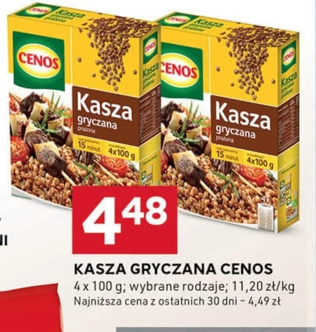 Cenos Kasza gryczana biała 400 g (4 torebki)
